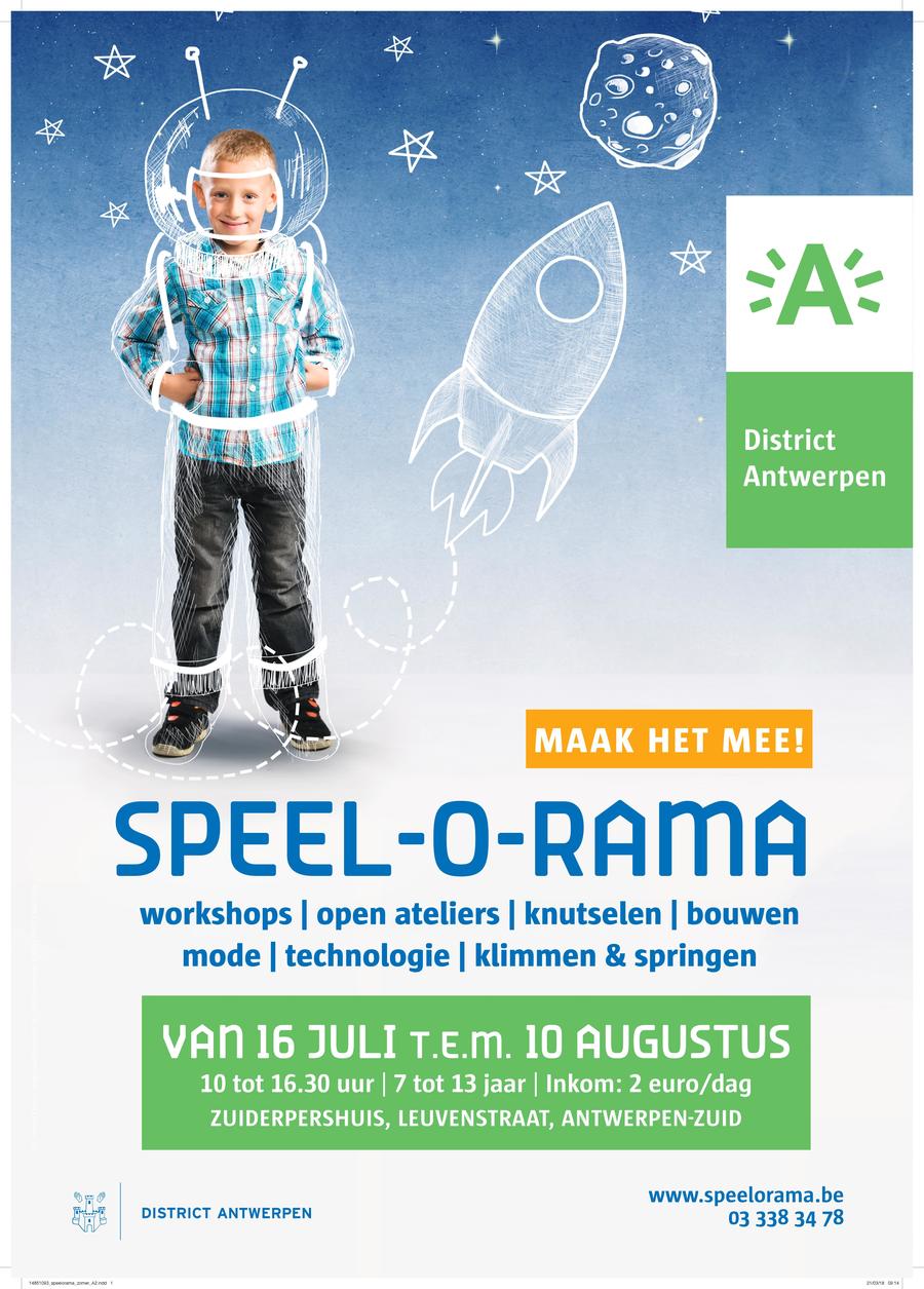Poster speel-O-Rama: hang het uit!